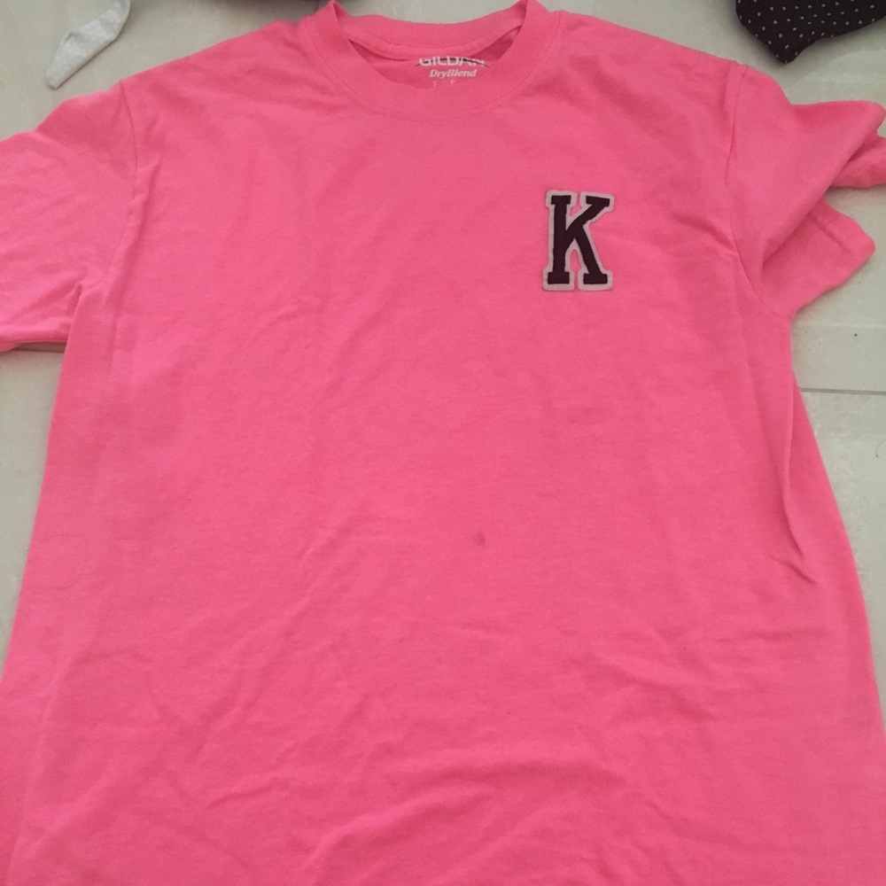 Bright Pink ‘K’ T-Shirt